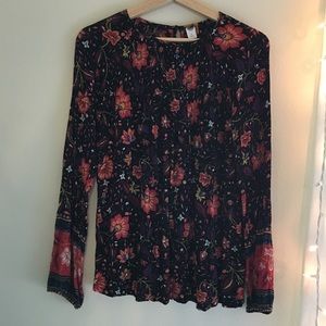 Swing smock floral